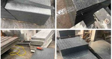 葫芦岛 芝麻黑地铺石材