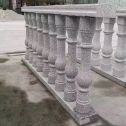 葫芦岛 芝麻白圆形光面花瓶柱，栏杆