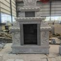 葫芦岛 芝麻灰高档墓碑、土墓，一套也支持定做