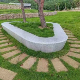 葫芦岛 芝麻白光面整石坐凳