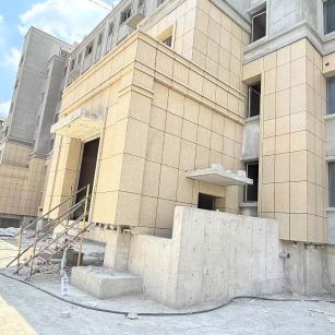 葫芦岛 黄金麻干挂，工地实拍