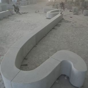 葫芦岛 花岗岩整石坐凳拼装