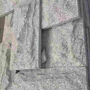 葫芦岛 芝麻白自然面花岗岩成品板