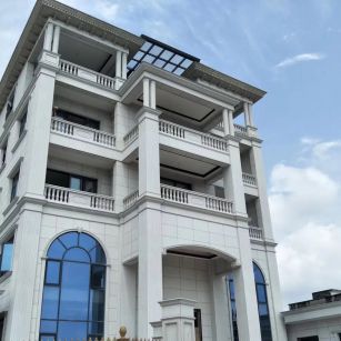 葫芦岛芝麻白别墅干挂效果展示