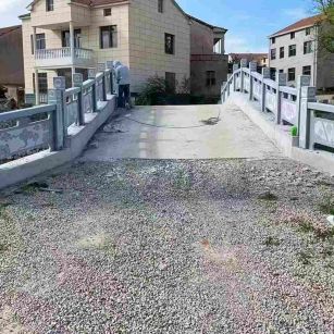 葫芦岛 芝麻灰花岗岩桥栏杆