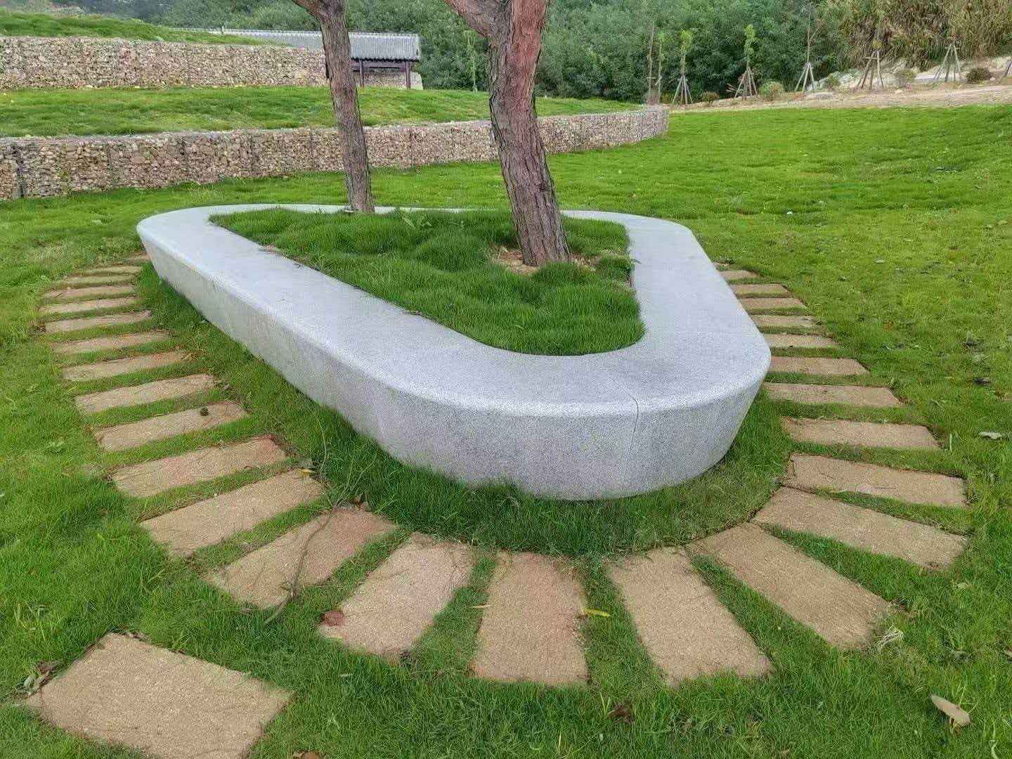 葫芦岛 芝麻白光面整石坐凳