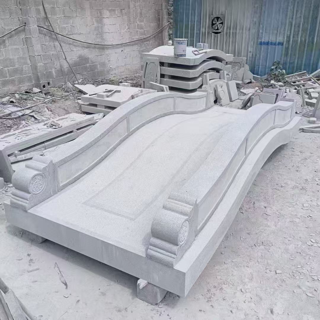 葫芦岛 芝麻灰花岗岩园林景观 小石桥