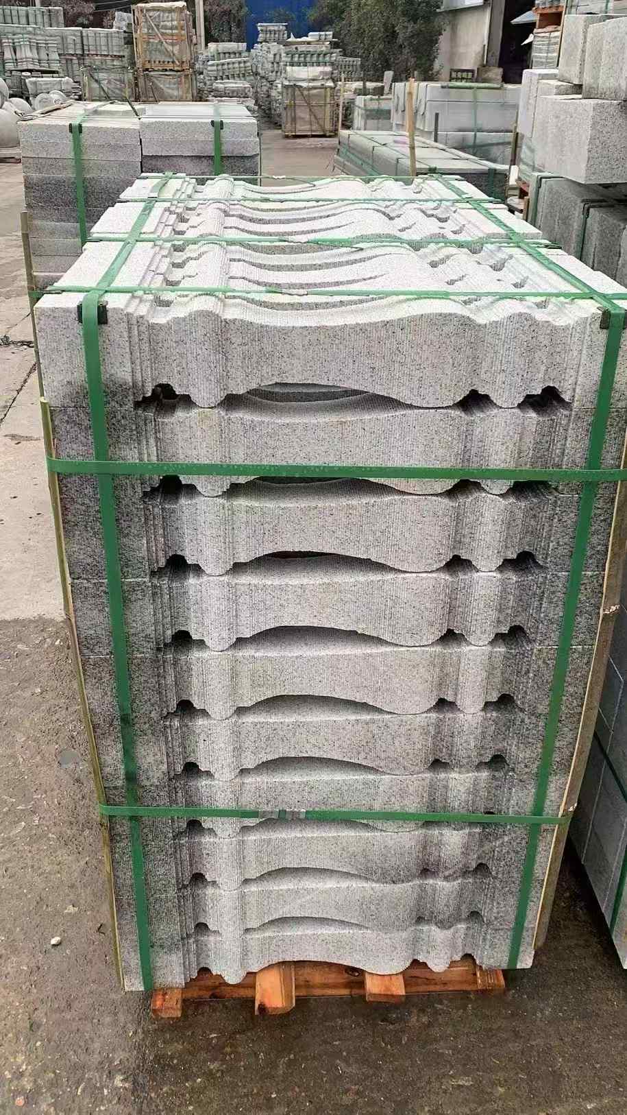 葫芦岛 芝麻白方形拉丝面，栏杆花瓶柱