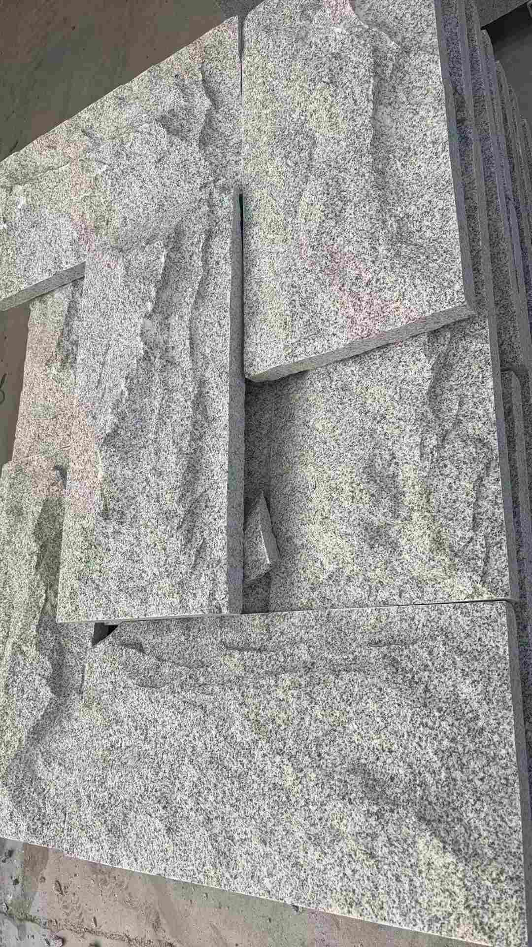 葫芦岛 芝麻白自然面花岗岩成品板