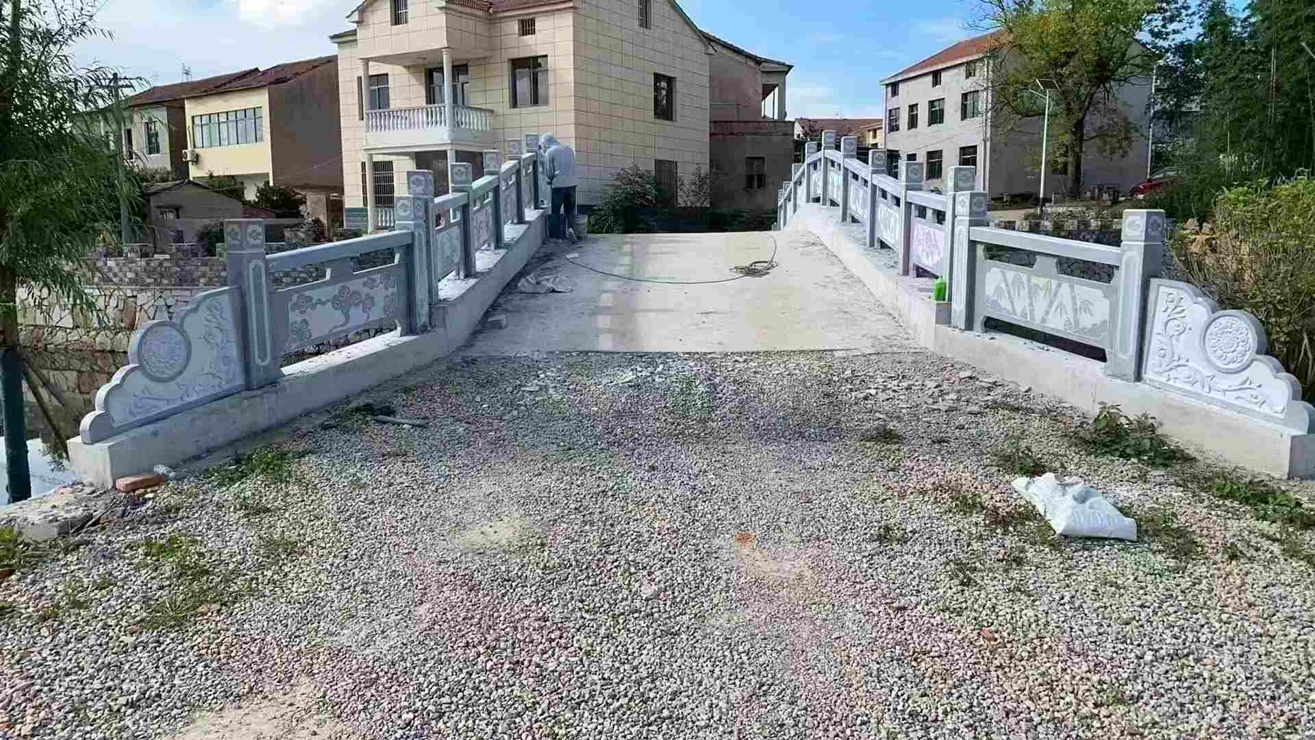 葫芦岛 芝麻灰花岗岩桥栏杆